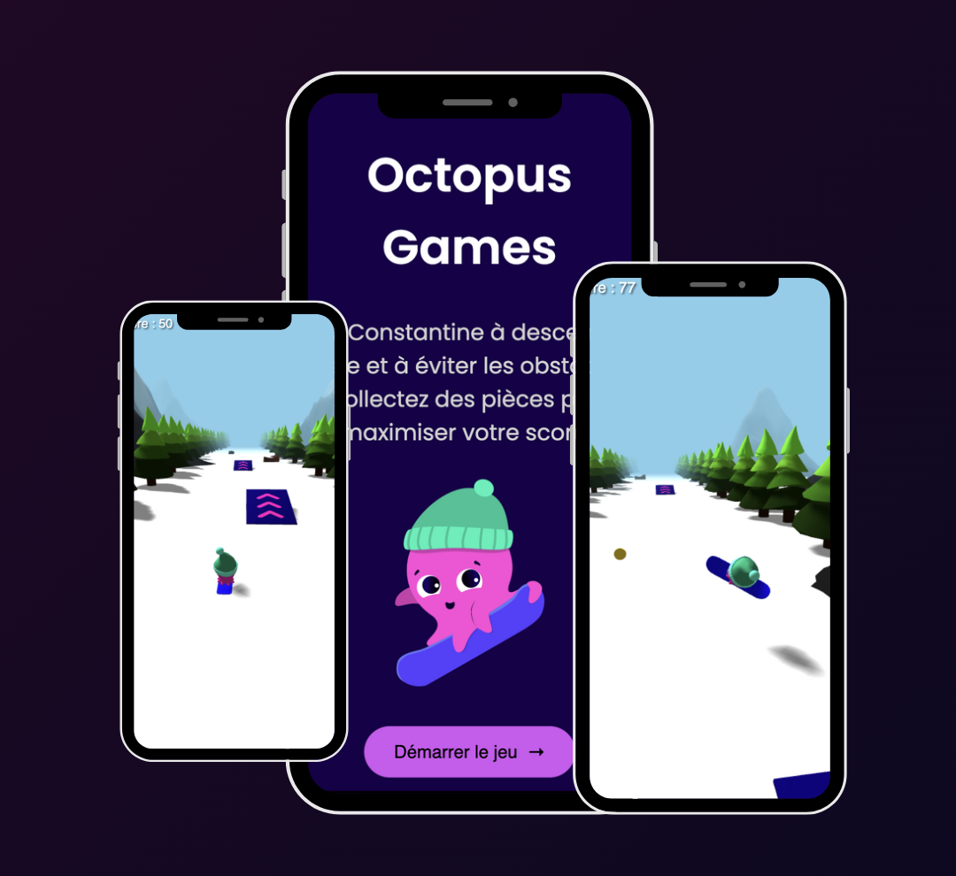 Octopus Games - capture projet