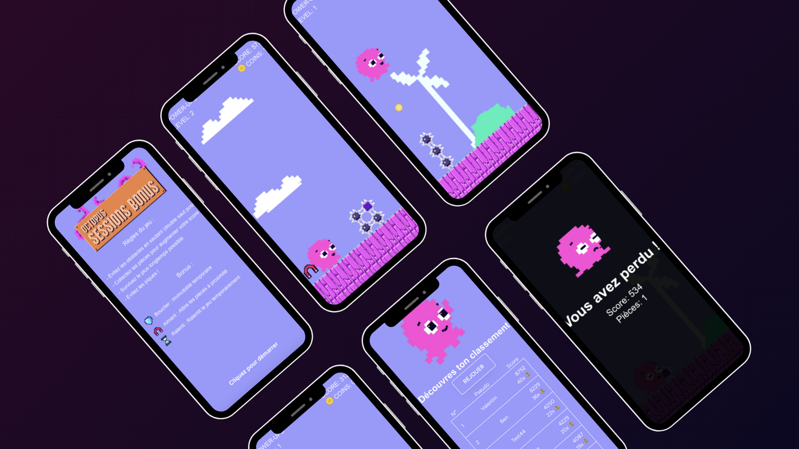 Octopus Games - capture projet