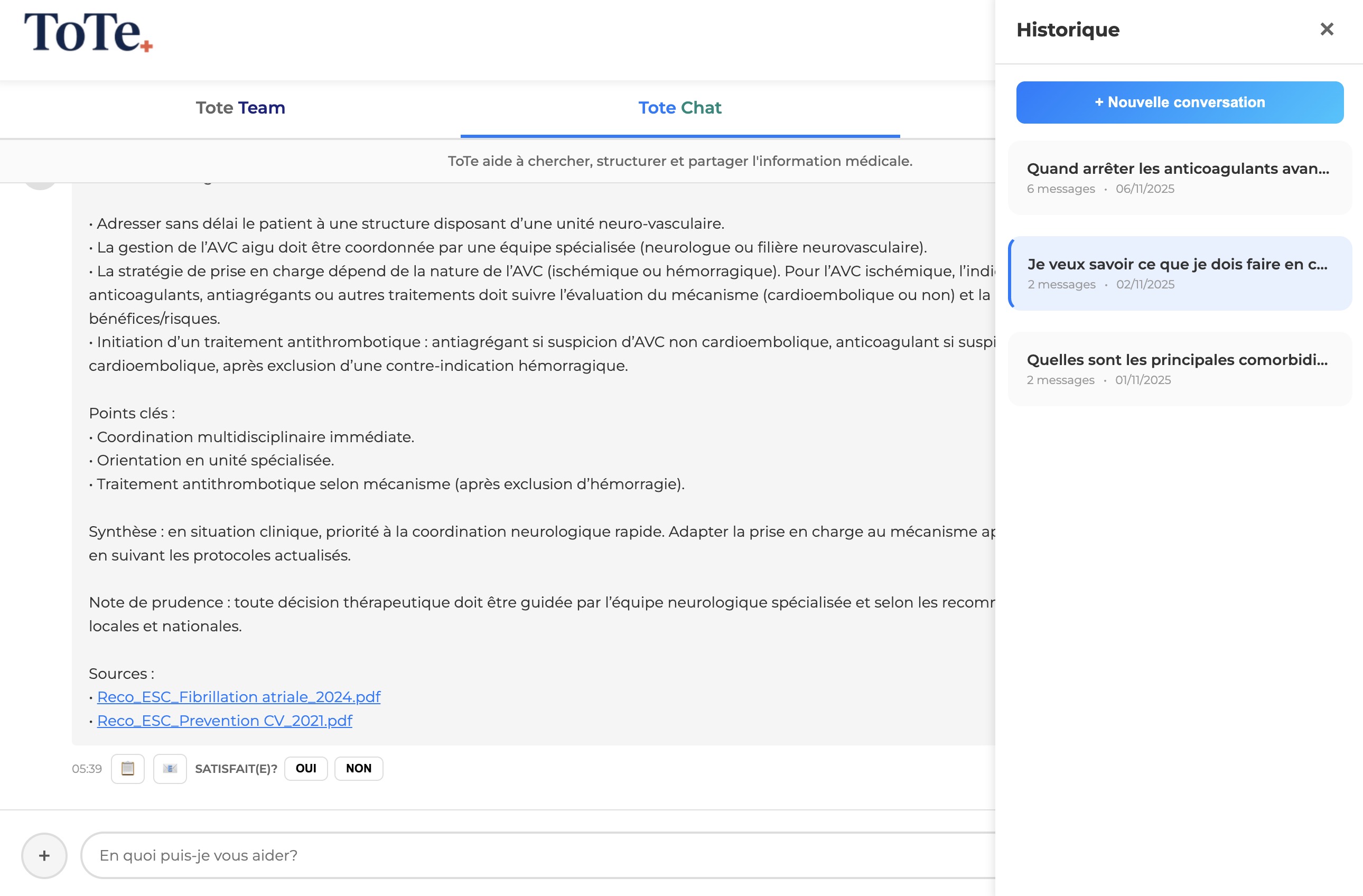 Tote Medical - capture projet